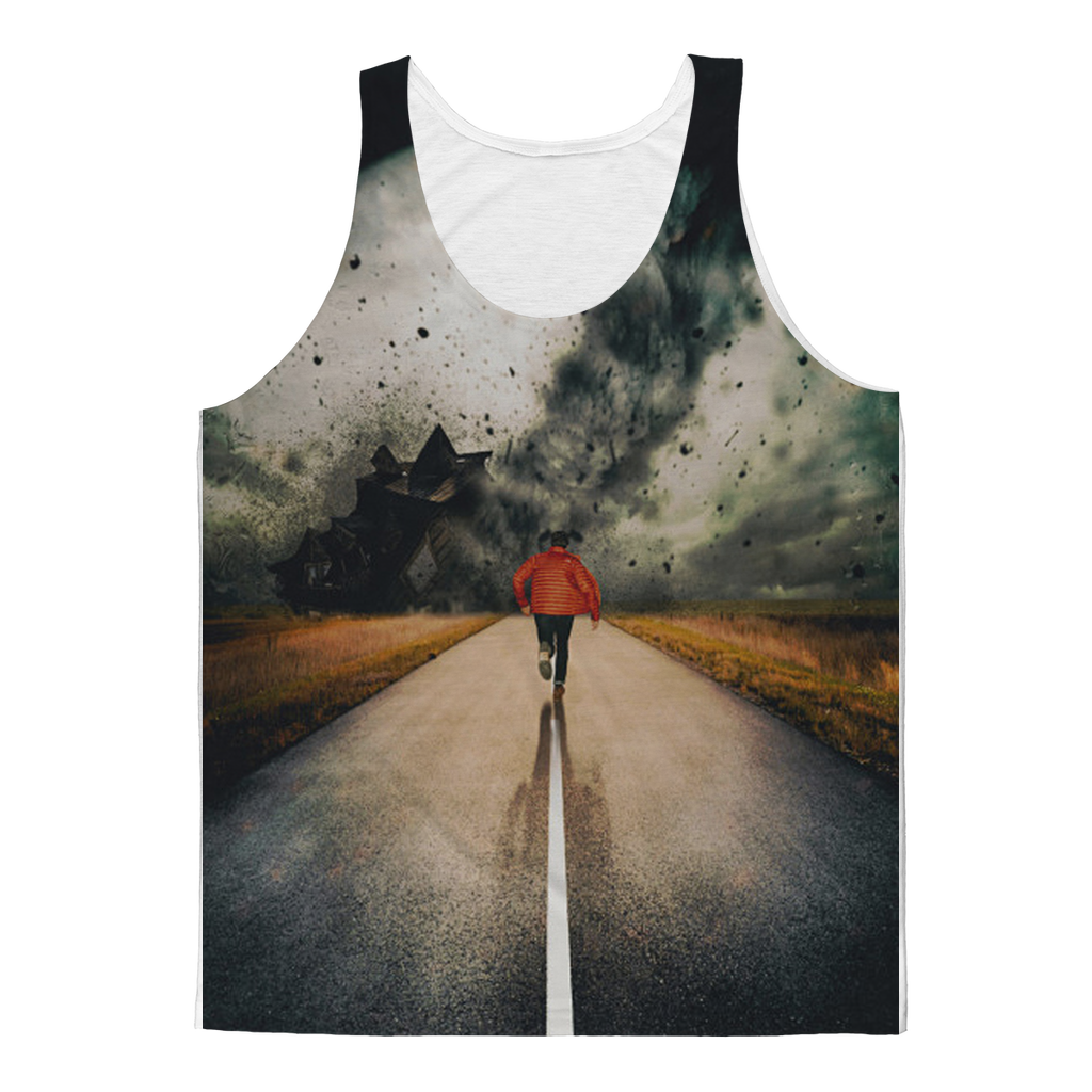 Sky Felix I Walk Alone classic sublimation adult tank top featuring a bold graphic design on a comfortable T-shirt