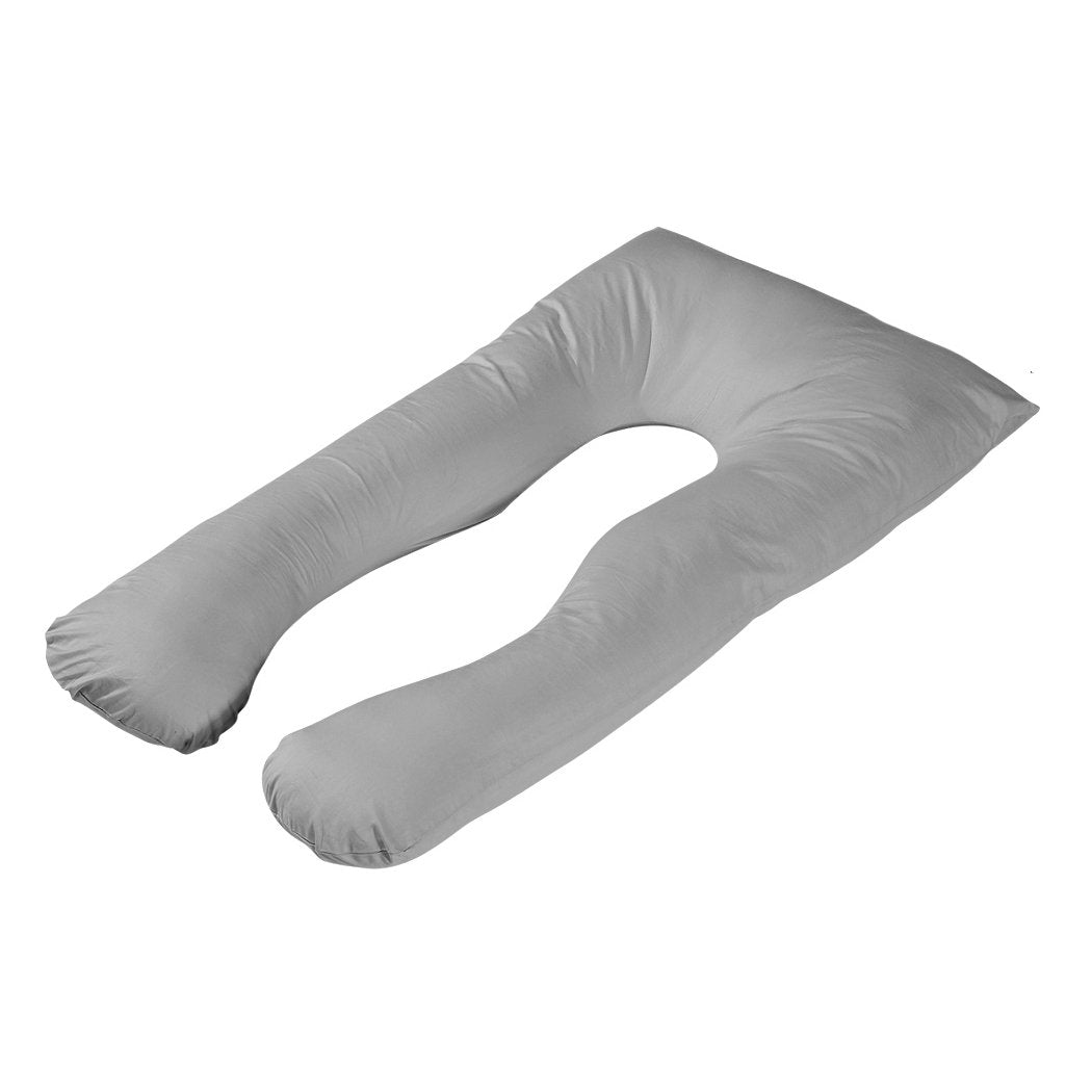 Ultramarine Dione maternity pregnancy pillow case for nursing and sleeping body support, with soft fabric and adjustable fit.