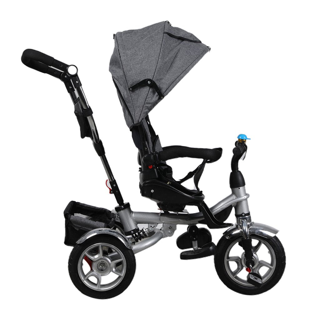 Ultramarine Dione BoPeep 5-in-1 kids tricycle walker and balance bike for toddlers, with adjustable features and colorful design.
