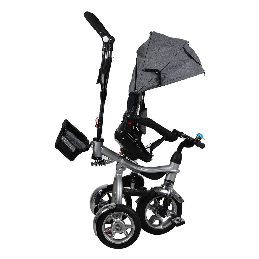 Ultramarine Dione BoPeep 5-in-1 kids tricycle walker and balance bike for toddlers, featuring colorful design and adjustable features.