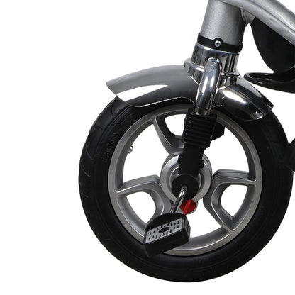 Ultramarine Dione BoPeep 5-in-1 kids tricycle walker balance bike for toddlers with baby prams and accessories.
