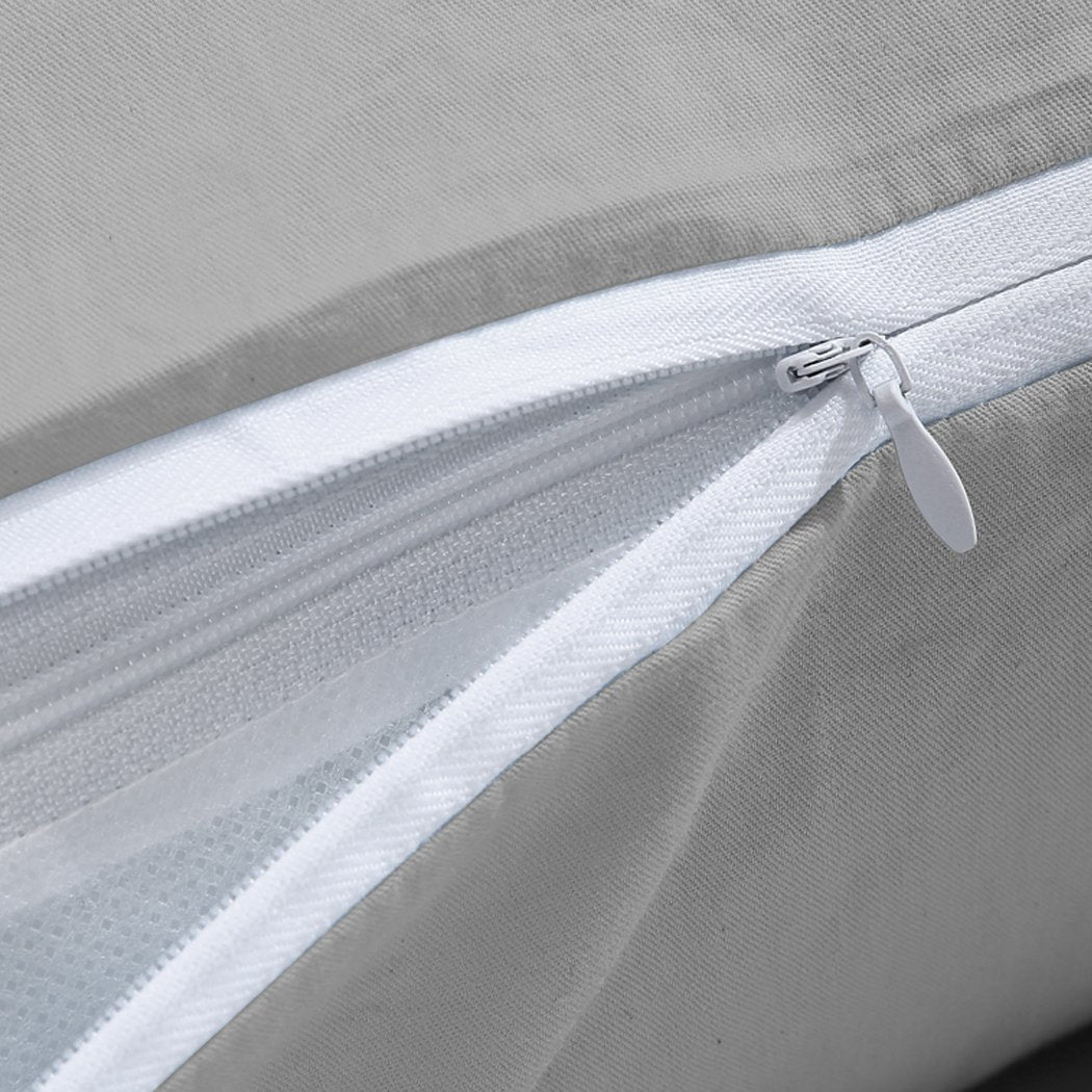 Ultramarine Dione maternity pregnancy pillow case in soft fabric, designed for nursing and body support during sleep.