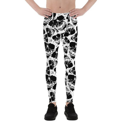 Black and white skull men&