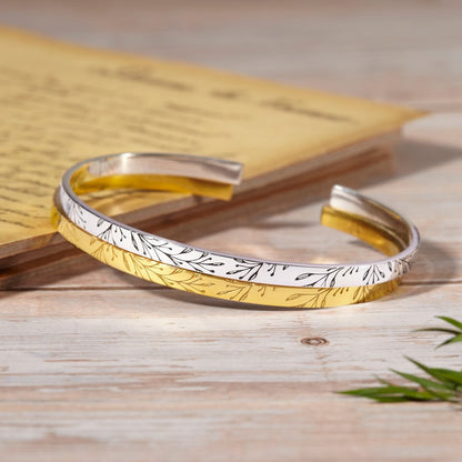 Green Millie bridesmaid bracelet gift featuring elegant bracelet with delicate charm, perfect for wedding proposal or maid of honor.