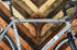 Pinwheel American bicycle taxidermy cycle rack mounted on wall, decorative home and garden accessory with vintage-inspired design.