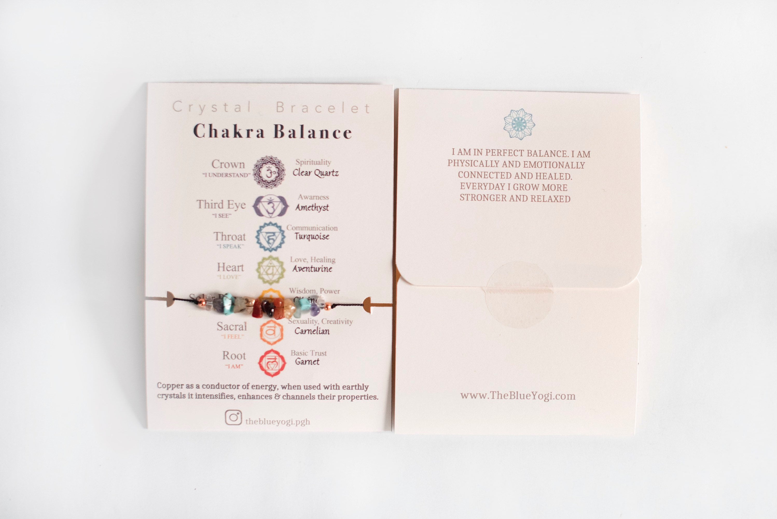 Turquoise Mulberry chakra balance crystal bracelet with eco-friendly sustainable design, featuring colorful beads and adjustable clasp.