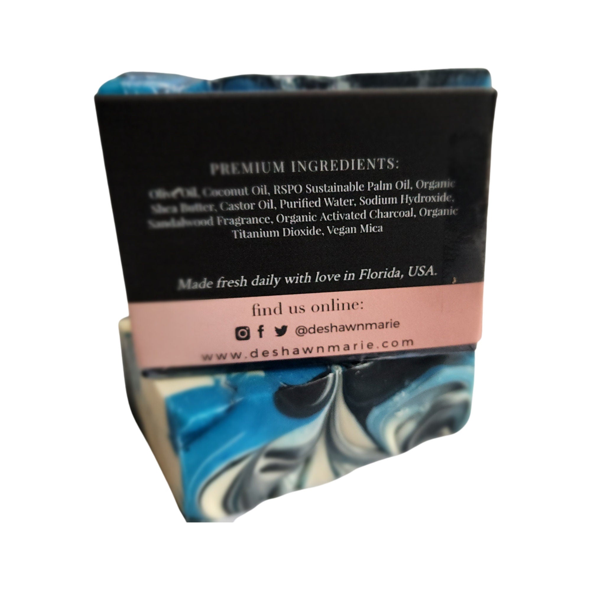 Yellow Shadow Sandalwood Spirit Soap for bath and beauty, featuring a creamy soap bar with sandalwood scent and natural ingredients.