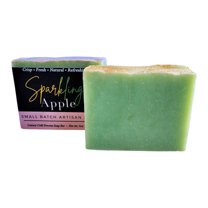 Yellow Shadow Sparkling Apple Soap for bath and beauty, featuring a bright, decorative soap with apple scent and sparkling details.