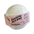 Yellow Shadow eucalyptus bath bomb, vegan bath fizz with natural ingredients, relaxing bath & spa product.