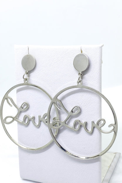 Burgundy Uranus Love Earrings hoops, gold-tone earrings with heart-shaped design, stylish jewelry for women.