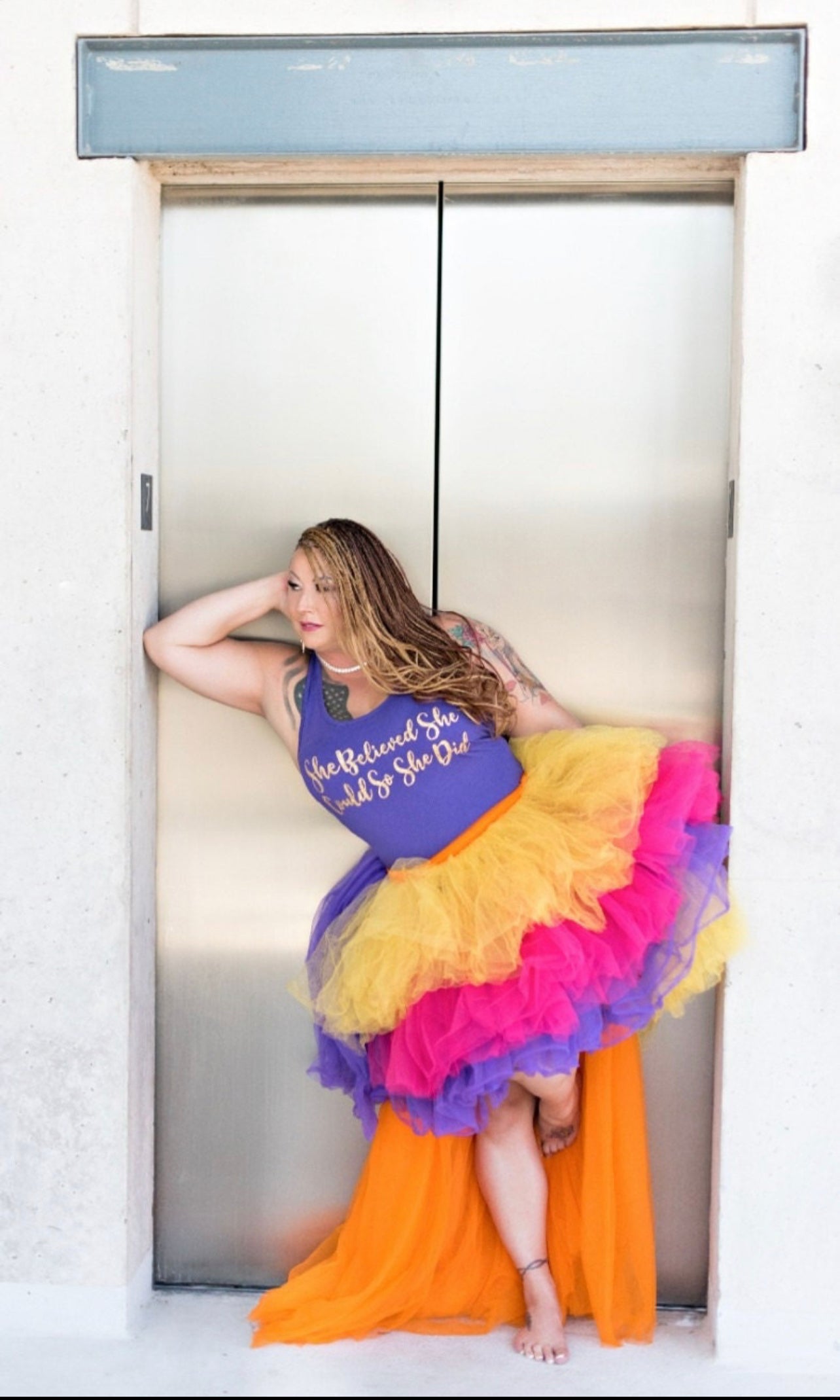 Champagne Pontus fantasy skirt for women with flowing fabric and stylish design, perfect for casual or dressy occasions.
