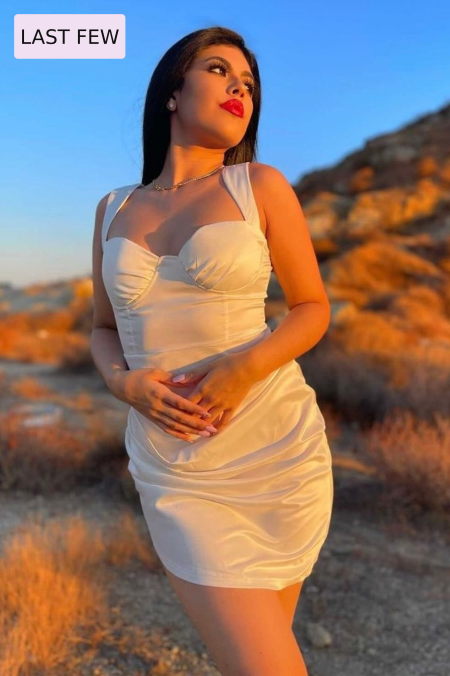 White asymmetrical "WIFEY" dress by Pink Hyperion, stylish women&