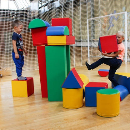 Blush Apricot Mega Fort furniture setup with colorful fabric panels, cushions, and playful design for kids&