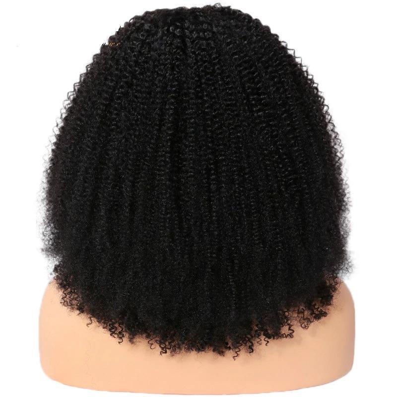 Cerise Alfie Afro kinky curly U part wig made of human hair for Black women, showcasing natural afro hairstyle.