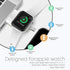 Copper Hecuba magnetic portable wireless charger for Apple devices with USB charging, compact mobile and laptop accessory.