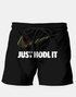 Sky Felix Just Hodl It Shorts T-shirt featuring bold "Hodl" graphic on soft, casual fabric, perfect for crypto enthusiasts.