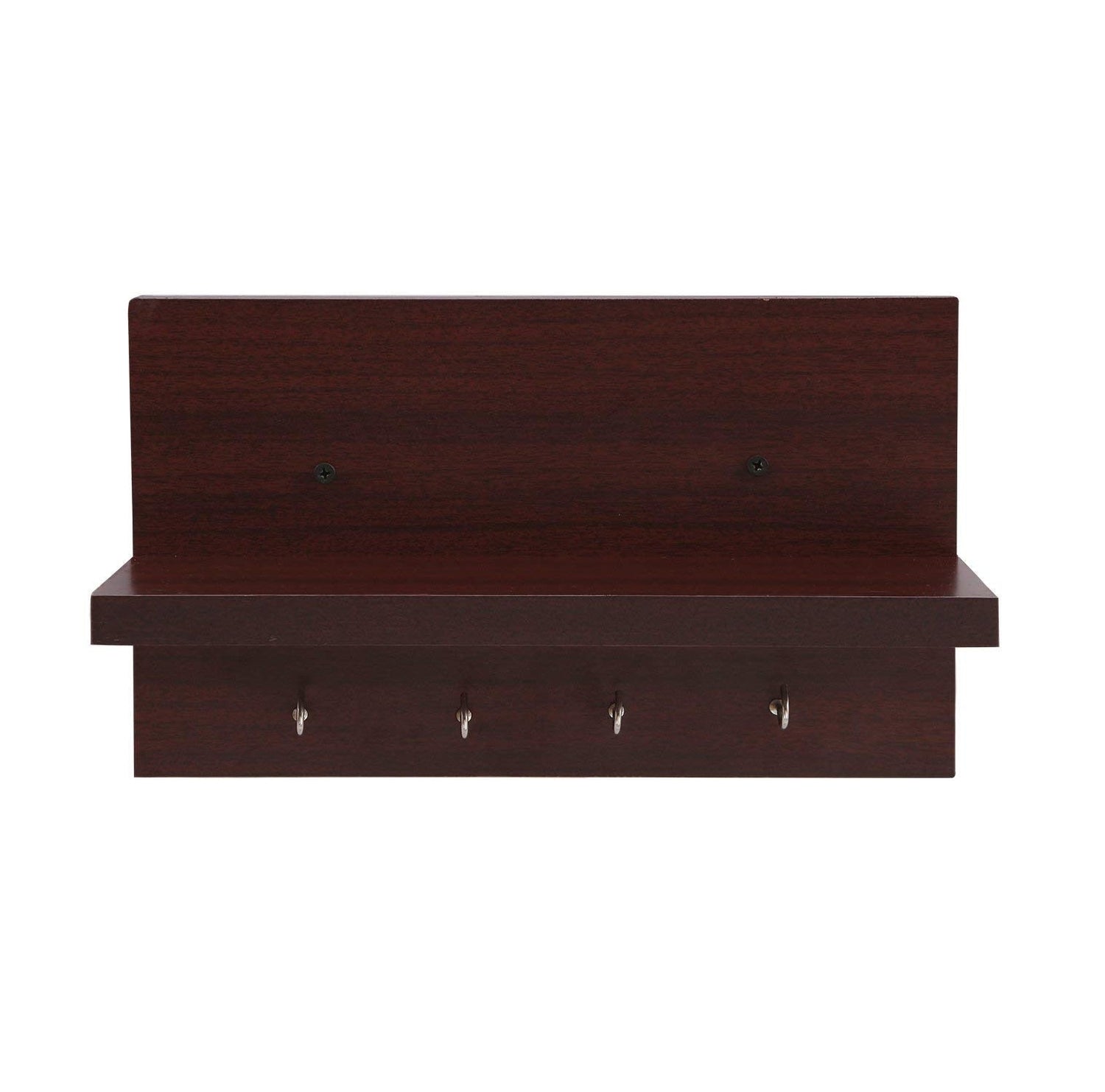 Apricot Lucky home decor wall hanging key holder with floating mahogany design for organized key storage.