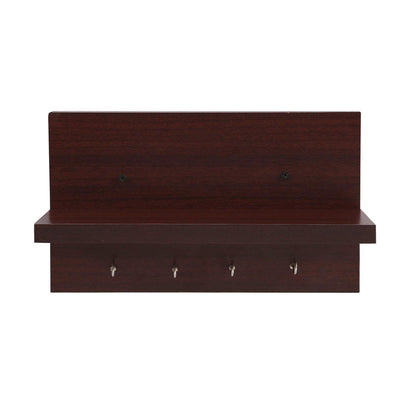 Apricot Lucky home decor wall hanging key holder with floating mahogany design for organized key storage.