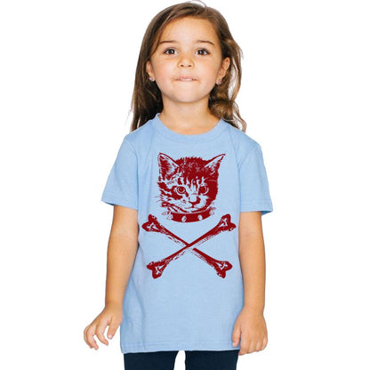 Colorful Indigo Tiger Kitten Crossbones toy designed for kids, featuring playful crossbones design with vibrant colors and fun details.