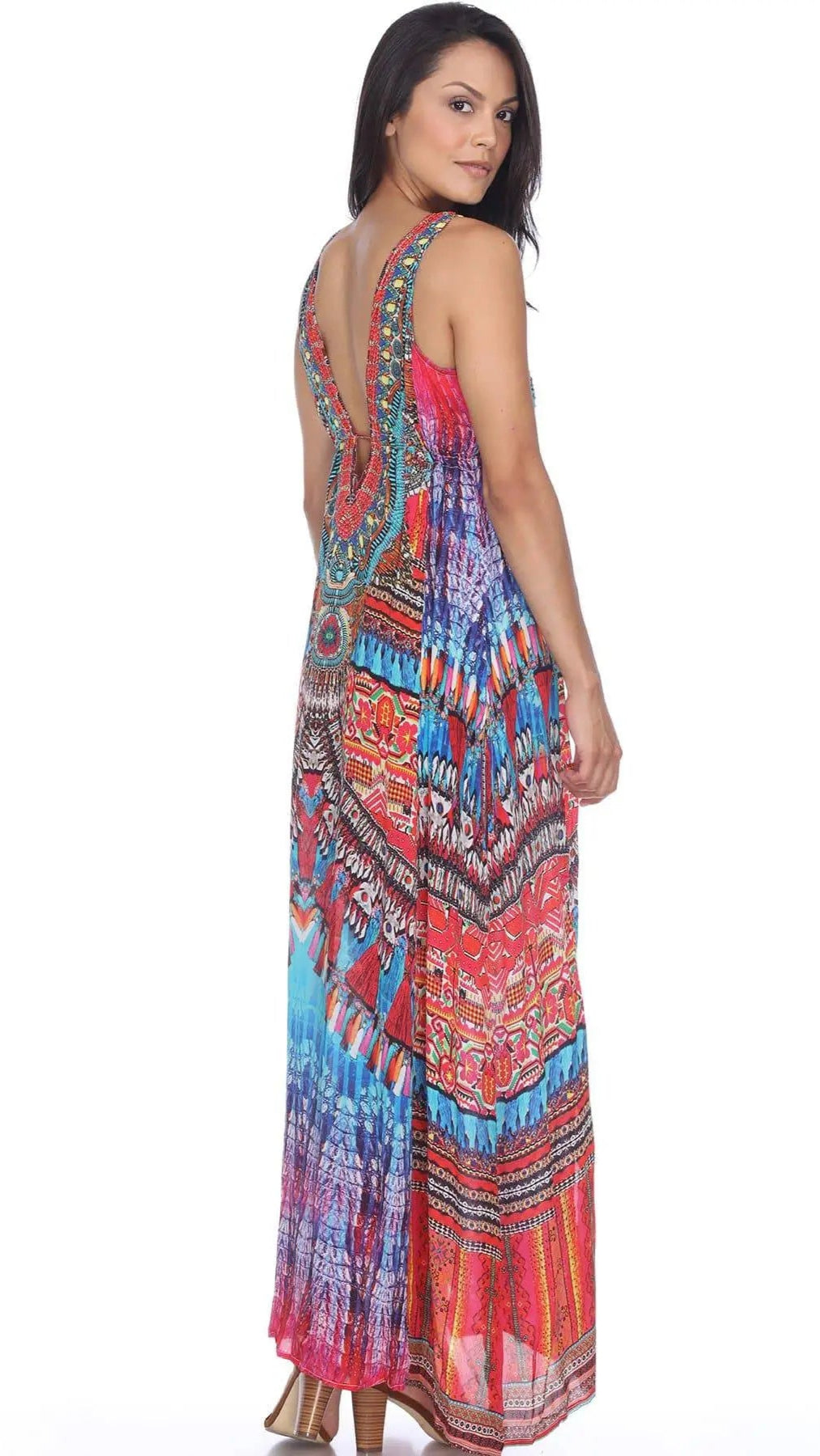 Resort Beach 2 Two Slit Party Maxi Long Dresses for Women - Sun Beach Club Dresses, Summer Wedding and Casual Evening