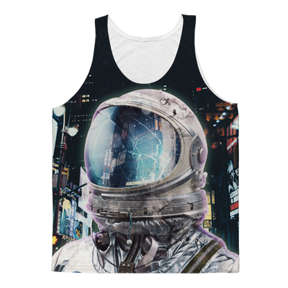 Sky Felix Late Night Life Classic sublimation adult tank top with vibrant design, lightweight and comfortable for casual wear.
