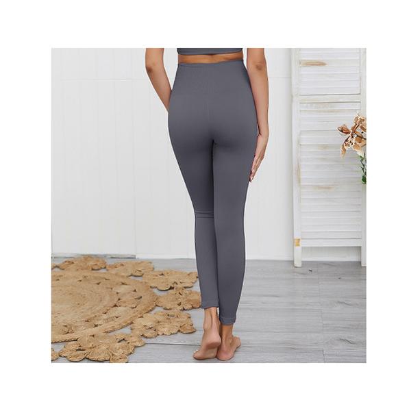 Amethyst Hera stretchy two-piece sportswear set with leggings and matching top, ideal for activewear and casual home wear.
