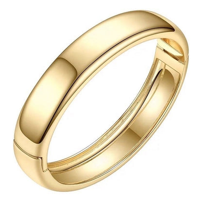 Gold Liza Bracelet by Bronze Lucy featuring a sleek bangle design, perfect for elegant jewelry and watch accessories.