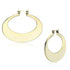 Turquoise Tiger LO2737 gold iron earrings featuring sleek, modern jewelry design with polished gold finish.
