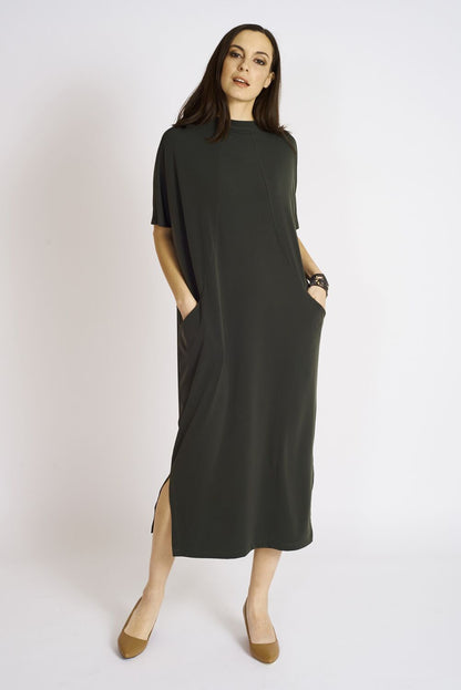 Purple Mango Emmerson dress for women, featuring a stylish and comfortable design, displayed on a model.