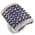 Turquoise Tiger Rhodium 925 Sterling Silver Ring with AAA gemstone, showcasing a detailed design and polished finish.