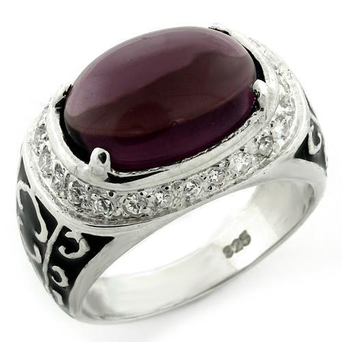 High-polished 925 sterling silver ring from Turquoise Tiger featuring a sleek, shiny band design.