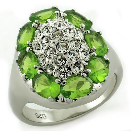 High-polished 925 sterling silver ring by Turquoise Tiger, showcasing a sleek, shiny design with smooth finish.