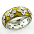 Sterling silver ring with rhodium finish from Turquoise Tiger, featuring a sleek, polished band and modern design.