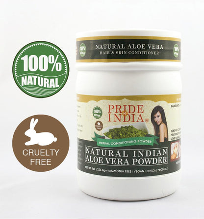 Azure Eurybia Hair Bliss Aloe Vera herbal conditioning powder logo on a white background.