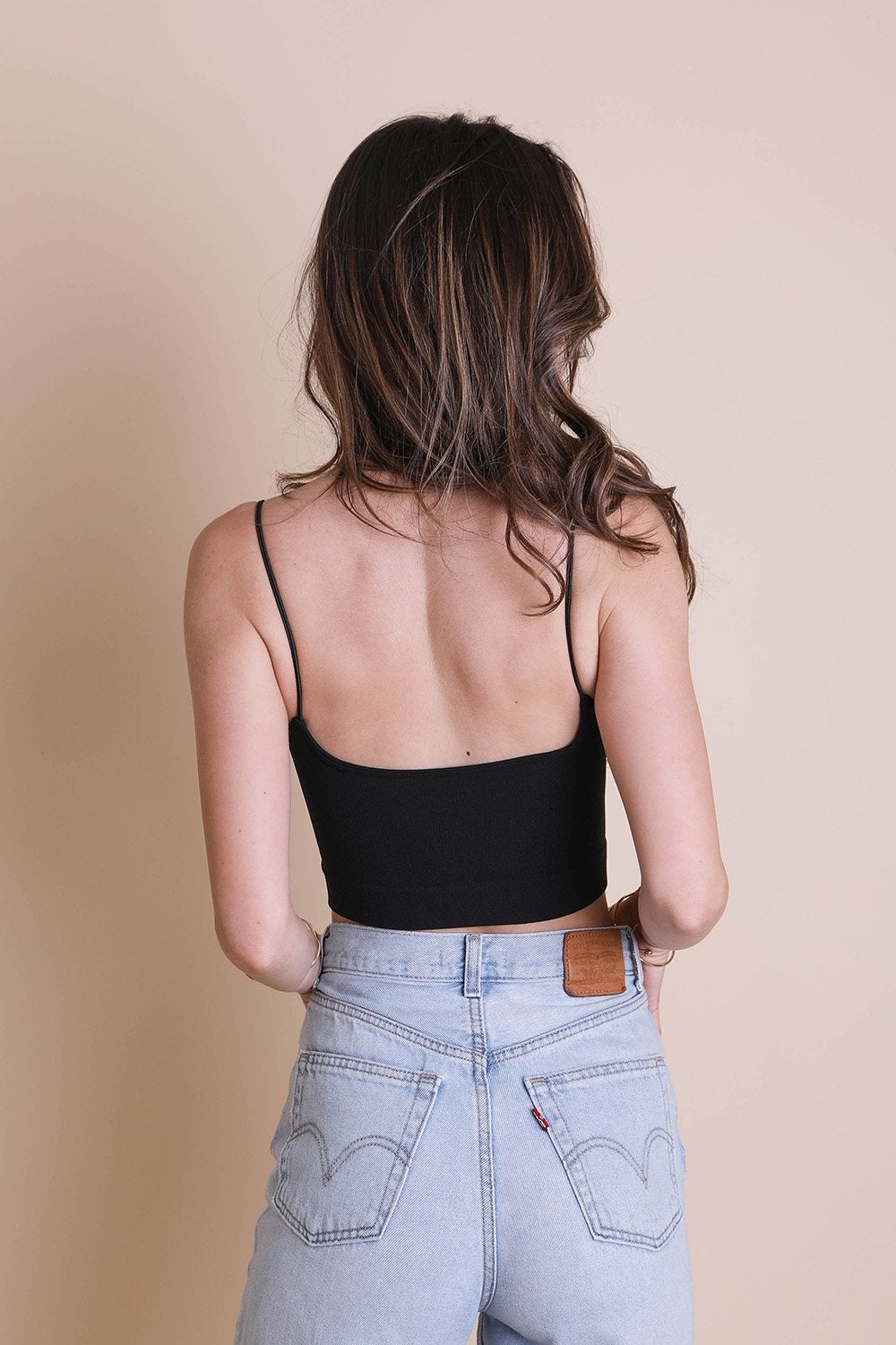 Periwinkle Aether low back brami lingerie with soft fabric and delicate straps, designed for a comfortable and stylish fit.