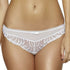 Lime Lucy Felina Lana sheer low-rise thong panty in white, featuring delicate fabric and minimal coverage, lingerie and underwear.