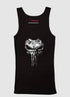 Scorpius skull tank top featuring a bold graphic design perfect for casual wear and trendy street style.