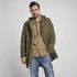 Callisto M51 US Parka Jacket displayed on a hanger, featuring heavy-duty fabric and classic military-inspired design.