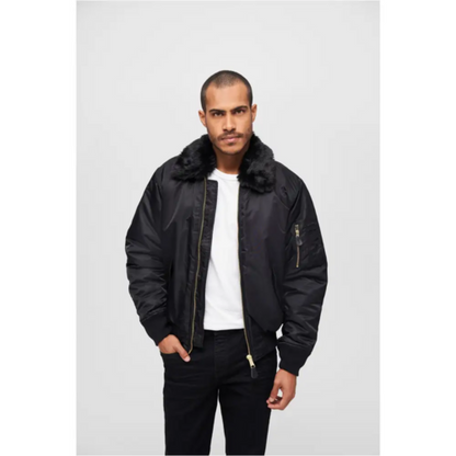 Callisto MA2 Fur Collar Bomber Jacket featuring a cozy fur collar and a sleek design, perfect for stylish cold-weather wear.