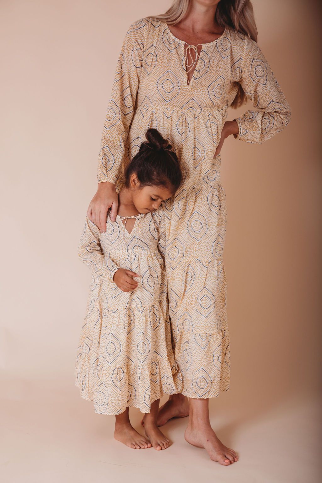 Block printed girl&