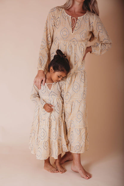 Block printed girl&