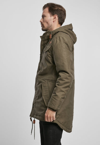 Callisto Marsh Lake Parka Jacket, heavy outdoor coat with hood, black color, designed for cold weather and outdoor activities.