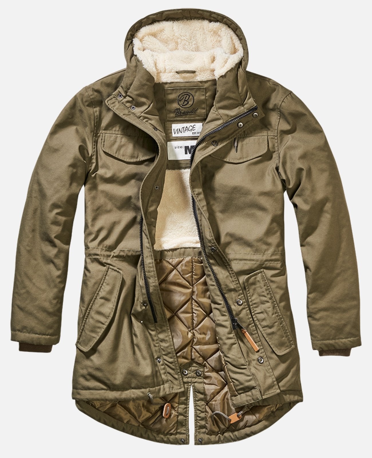 Callisto Marsh Lake Parka jacket featuring a heavy-duty design with a hood and insulated lining for cold weather protection.