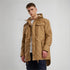 Callisto Marsh Lake Parka Jacket in heavy fabric, shown on a hanger, highlighting its durable design for cold weather.