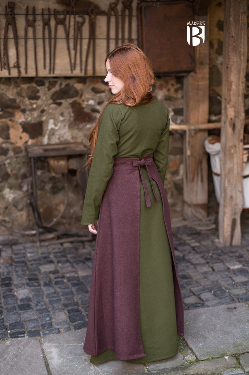 Azure Briseis Mera Brown skirt for festivals and parties, featuring flowing fabric and stylish design.