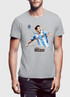 Scorpius Messi half-sleeves T-shirt featuring a graphic of Lionel Messi on a casual black T-shirt.