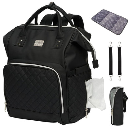 Ochre Athena MIMMTI® 2.0 Leren Luiertas in natural leather, stylish parenthood accessory with multiple compartments.