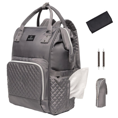 MIMMTI® luiertas rugzak 1.0 by Ochre Athena, stylish parenting and accessories backpack with multiple compartments and adjustable straps.