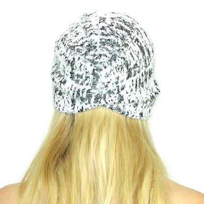 Back view of Cyan Ismene Minky Stretch Full Turban, a soft, comfortable haircare turban designed for gentle hair drying and styling.