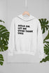 Jade Thalassa "Hold On Let Me Overthink This" hoodie mockup featuring a hanged design in a tropical setting.